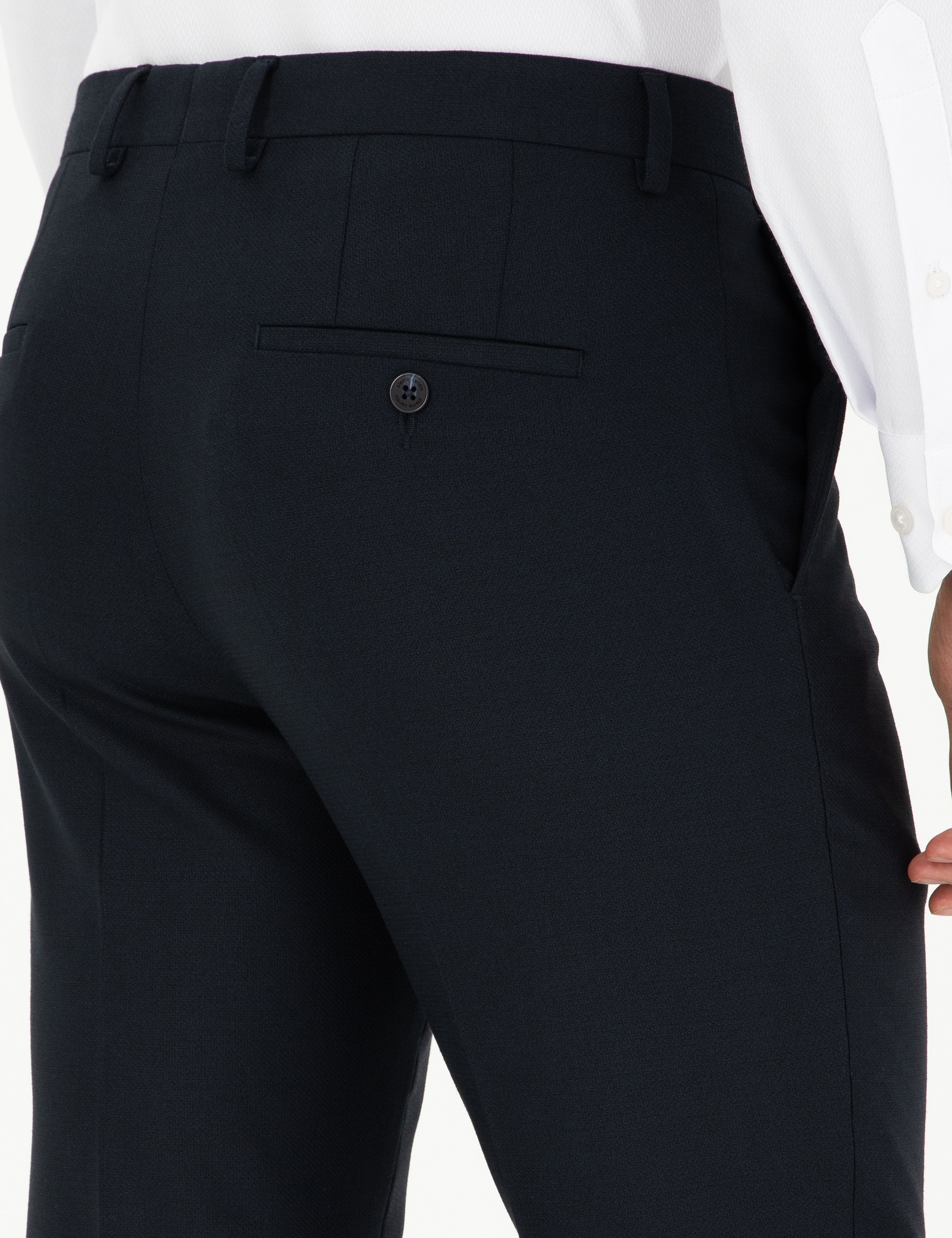 Lacivert Slim Fit Kumaş Pantolon