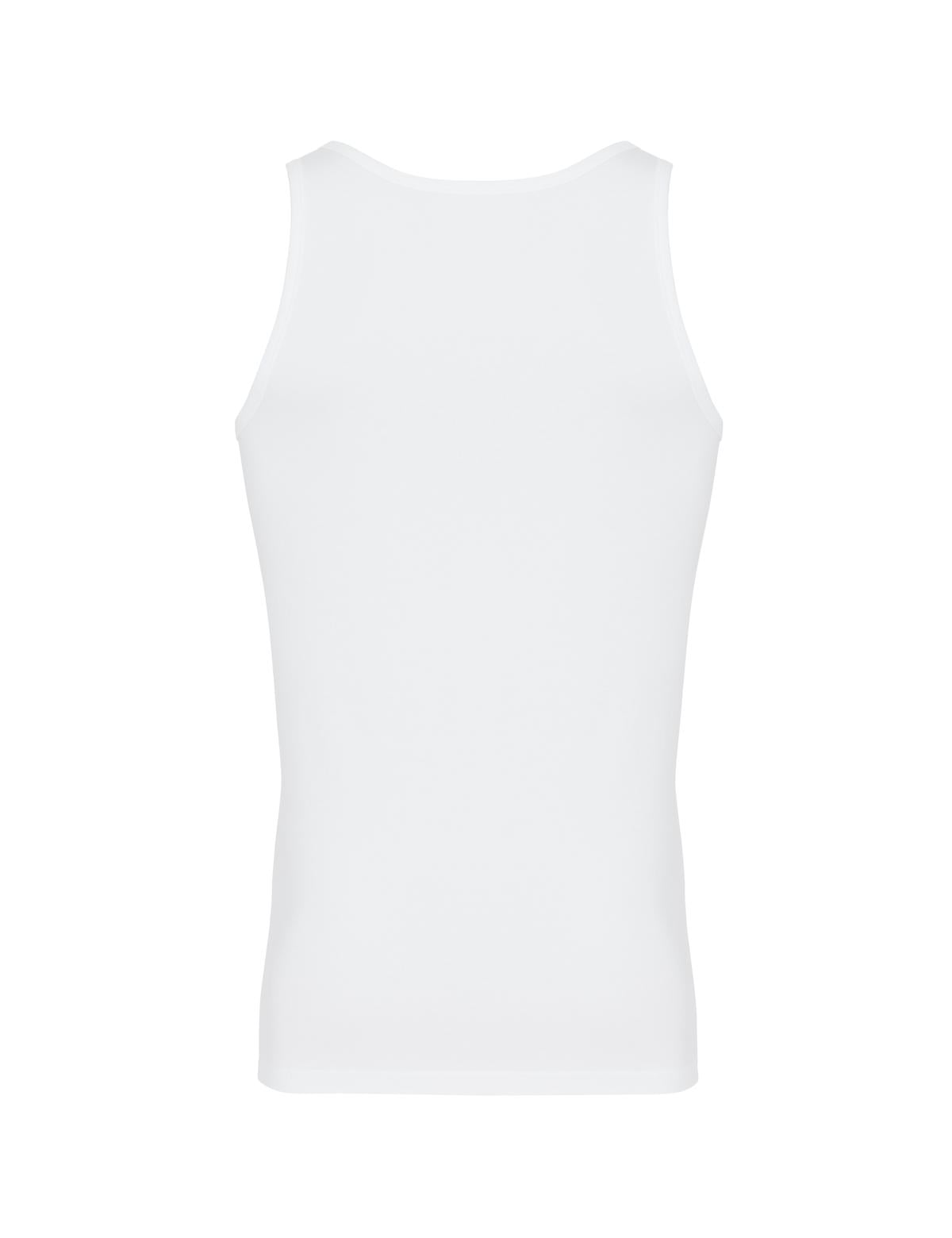 Beyaz Pamuk Modal Karışımlı 2'li Atlet - 50303354002