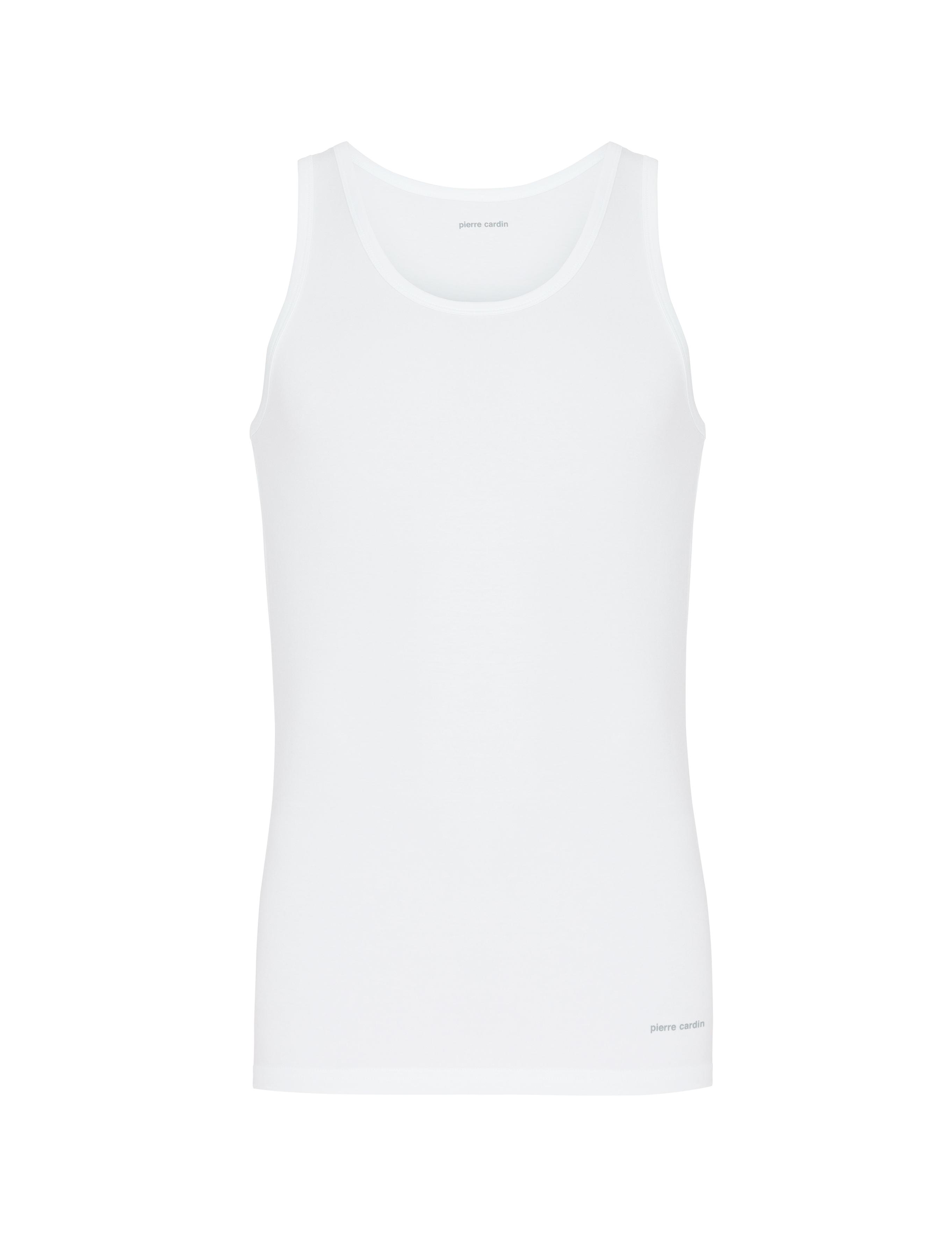 Beyaz Pamuk Modal Karışımlı 2'li Atlet