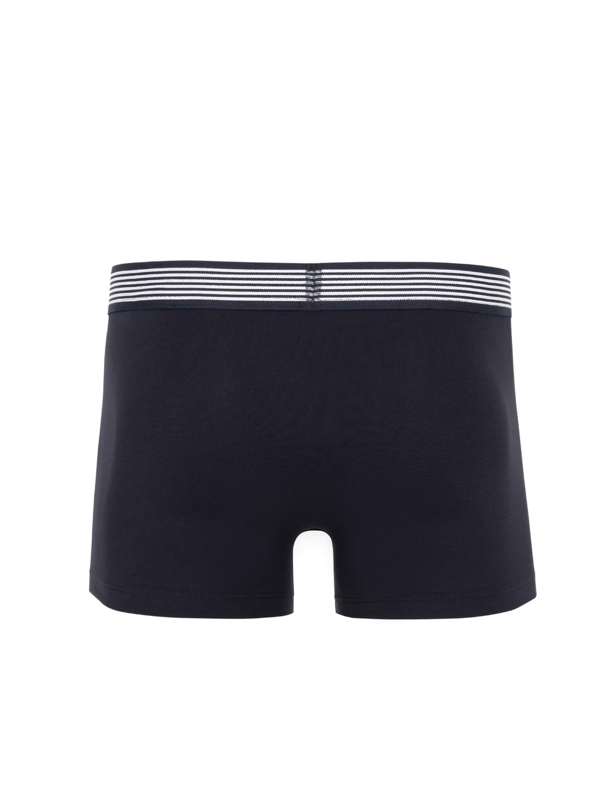 Renkli Pamuk Modal Karışımlı 3'lü Boxer - 50303357002