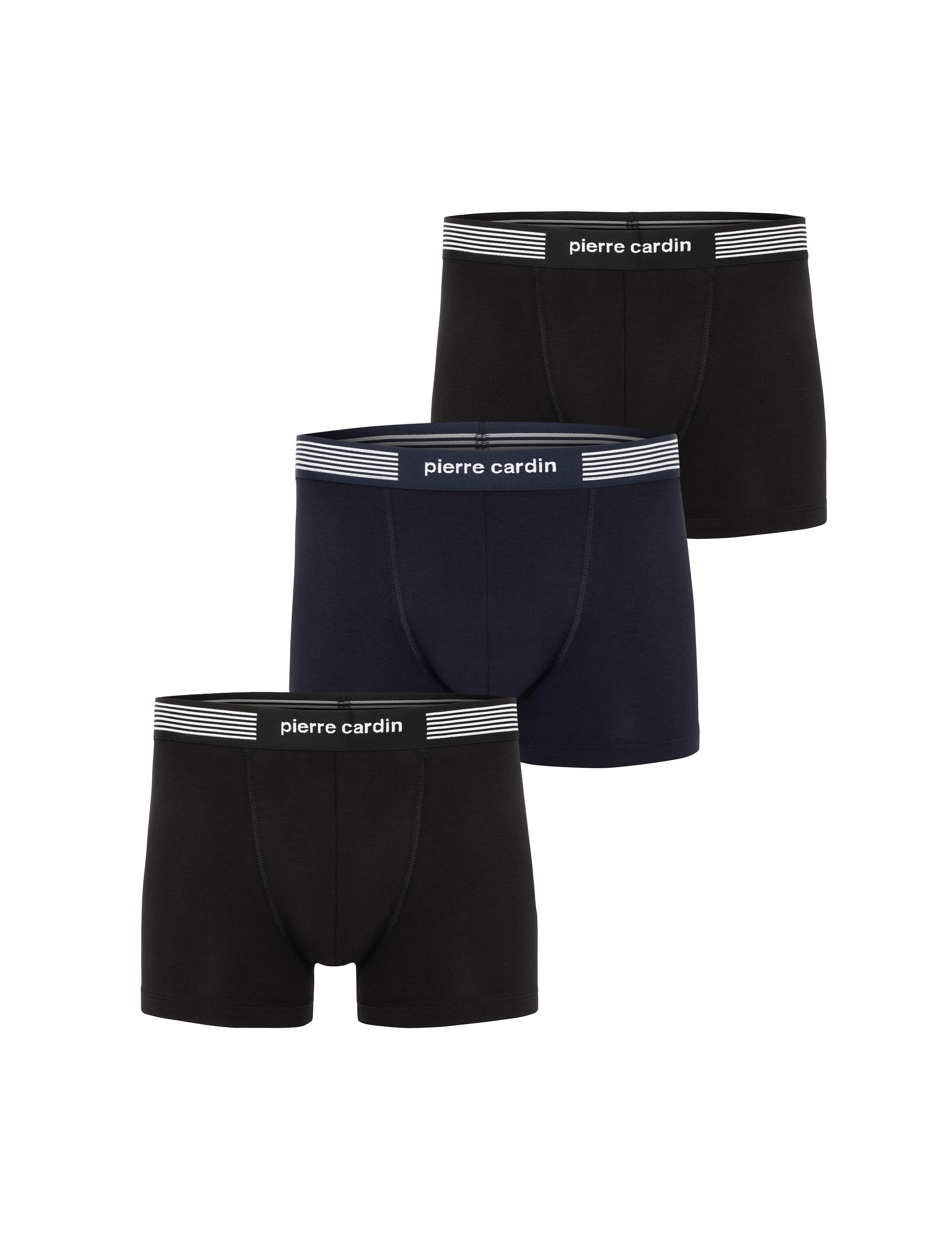 Renkli Pamuk Modal Karışımlı 3'lü Boxer