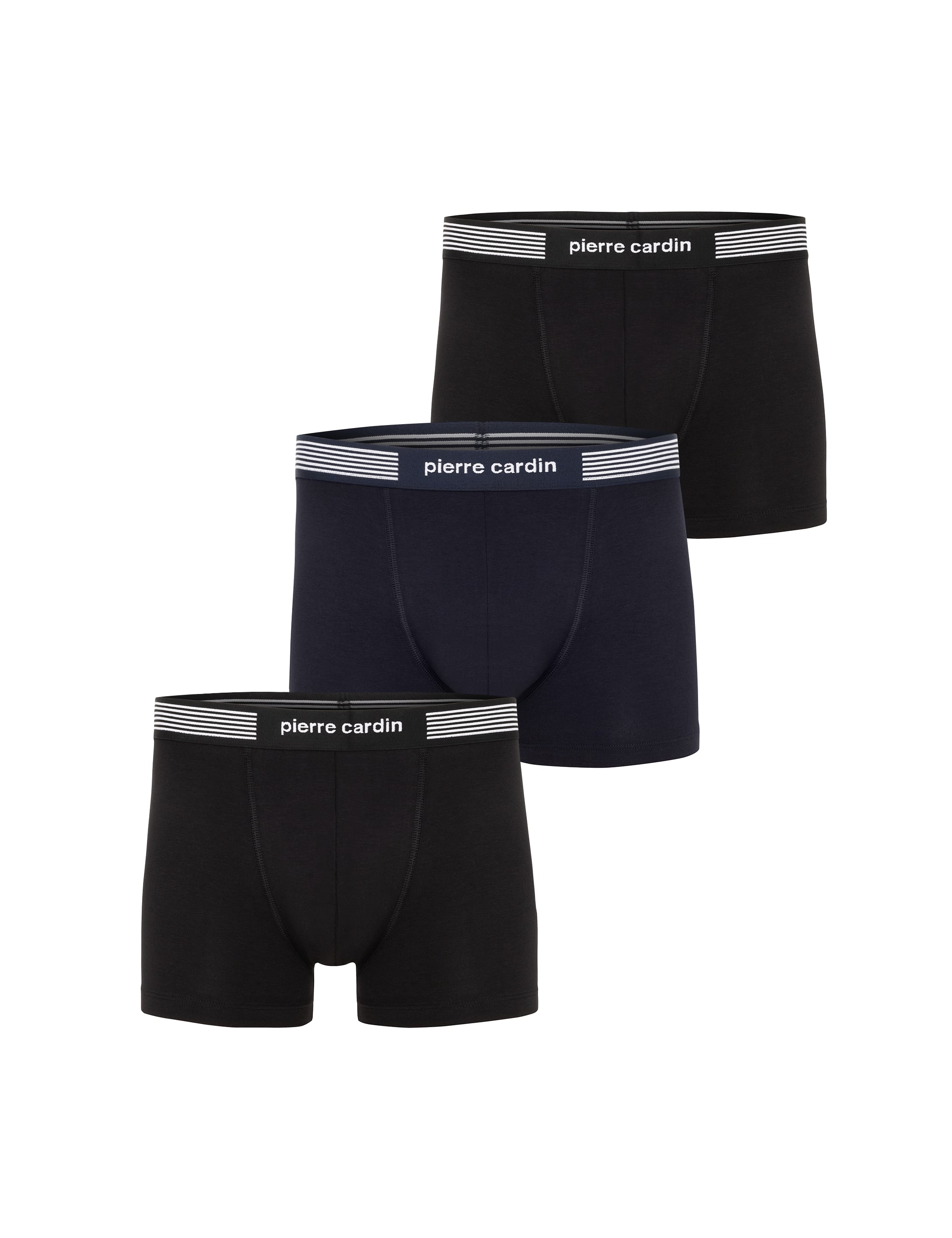 Renkli Pamuk Modal Karışımlı 3'lü Boxer