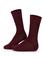 Erkek Bordo Düz Soket Çorap