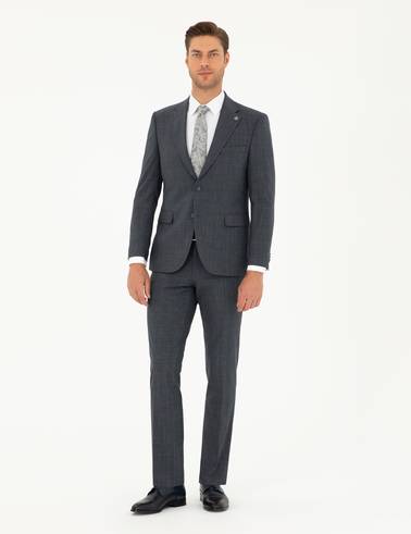 Lacivert Slim Fit Takım Elbise