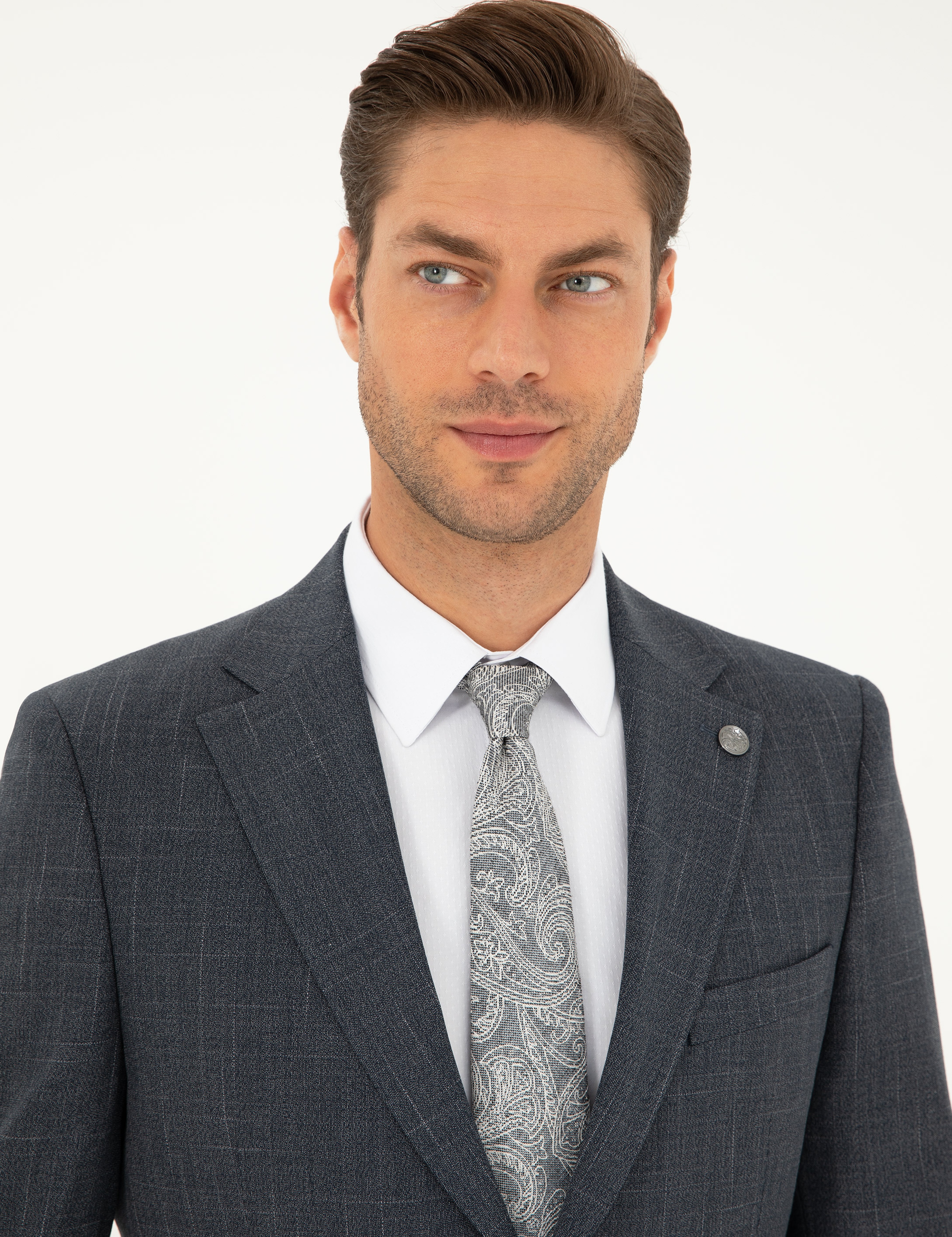 Lacivert Slim Fit Takım Elbise - Image 2