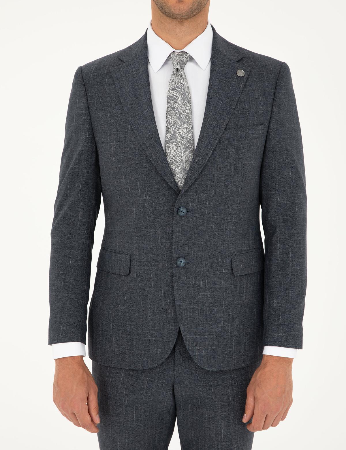 Lacivert Slim Fit Takım Elbise - 50292216044