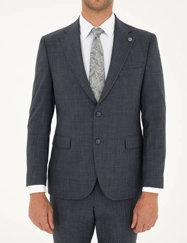 Lacivert Slim Fit Takım Elbise
