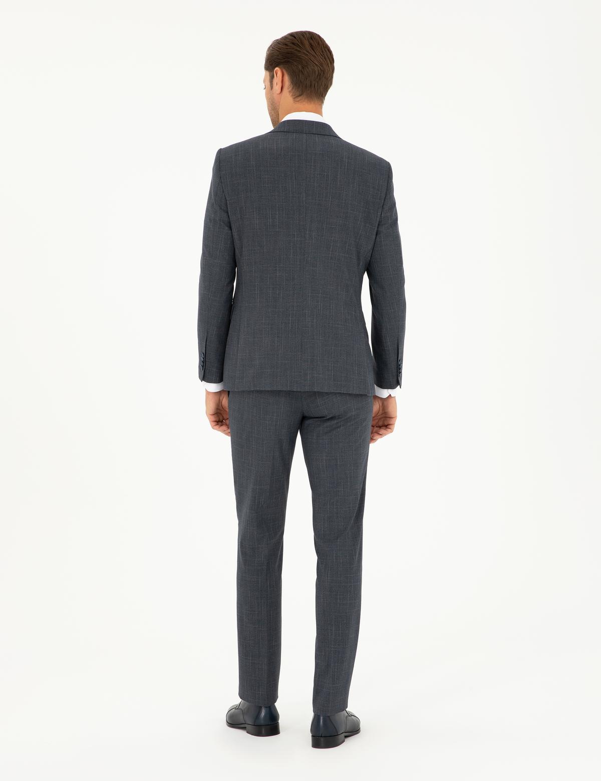 Lacivert Slim Fit Takım Elbise - 50292216044