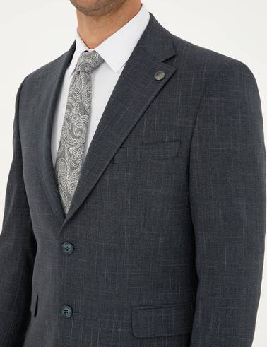 Lacivert Slim Fit Takım Elbise