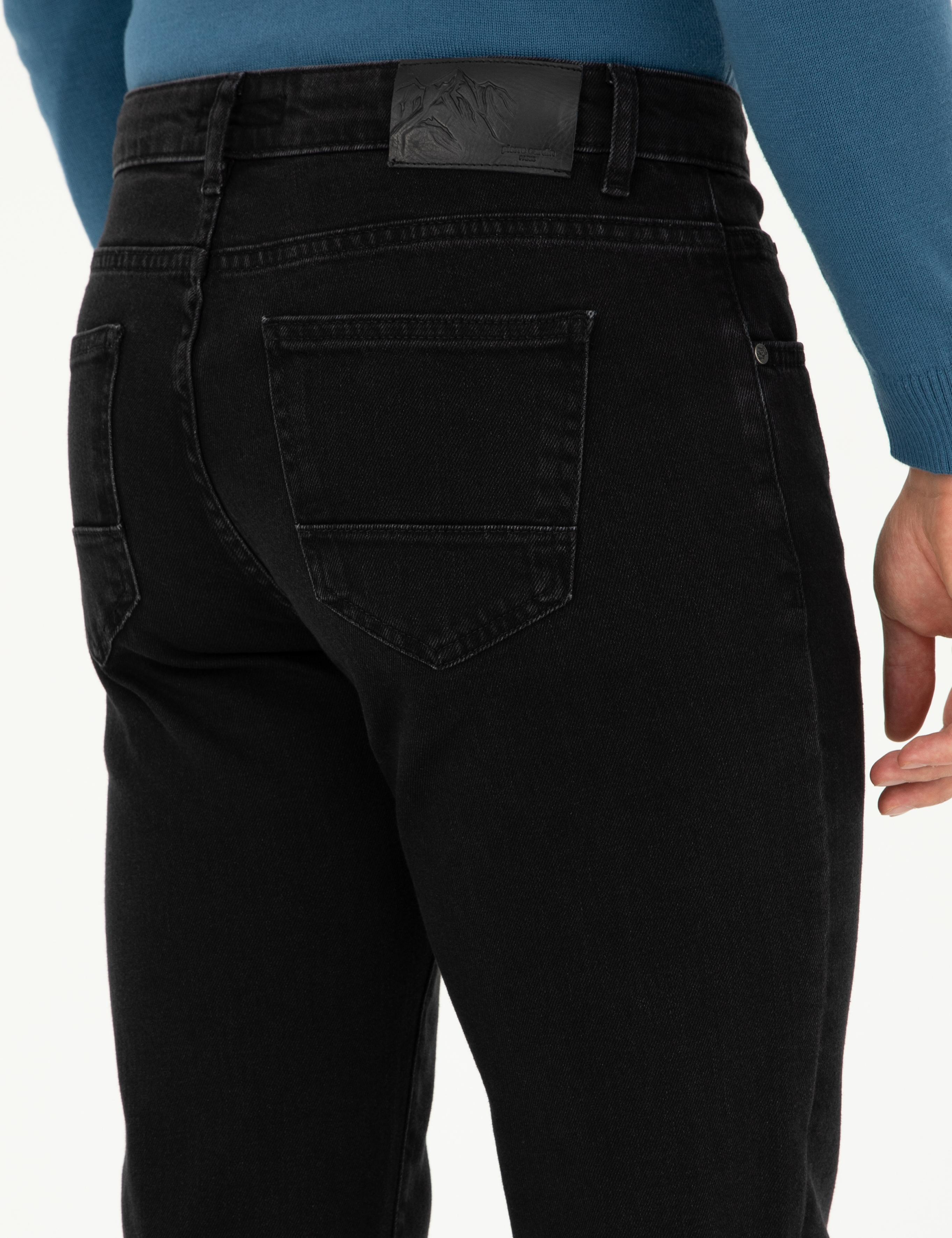 Siyah Straight Fit Jean Pantolon