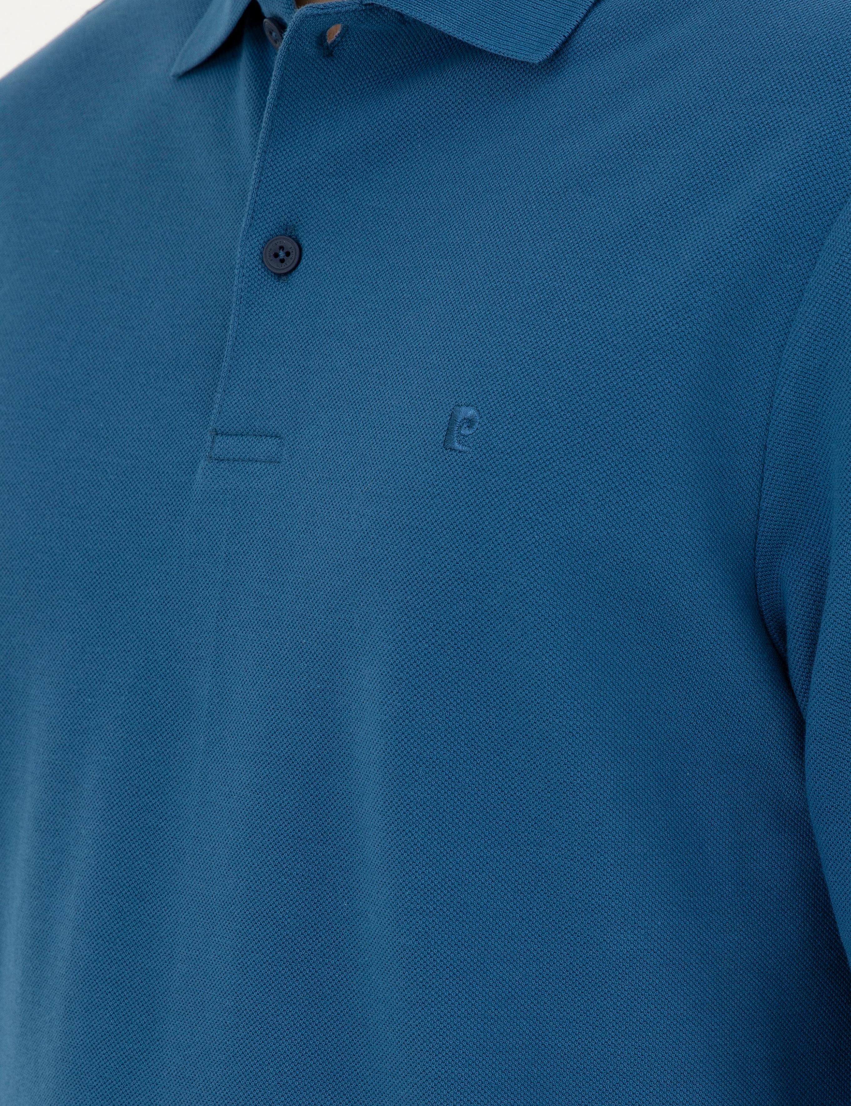 Açık Lacivert Slim Fit Basic Sweatshirt