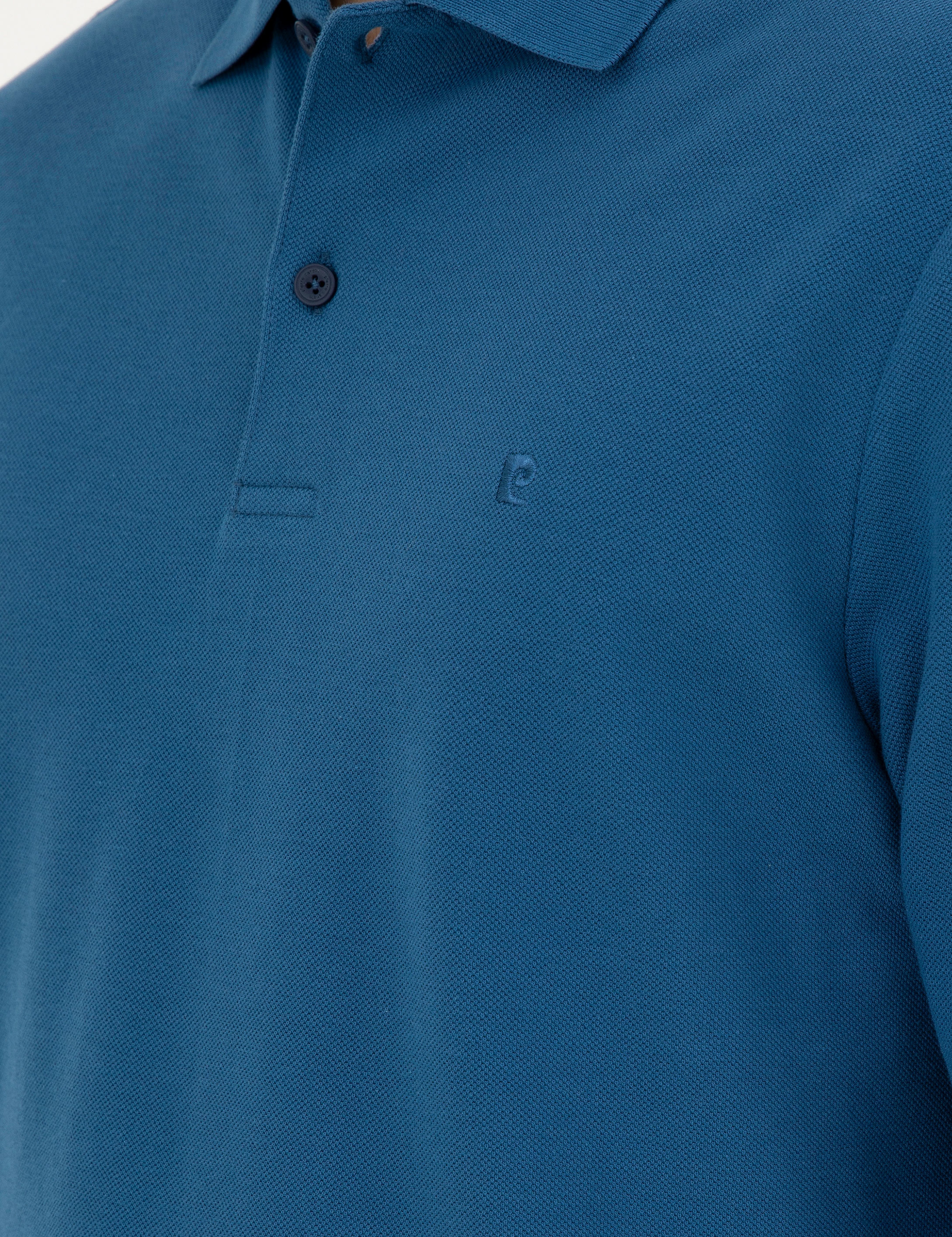 Açık Lacivert Slim Fit Basic Sweatshirt - Image 7