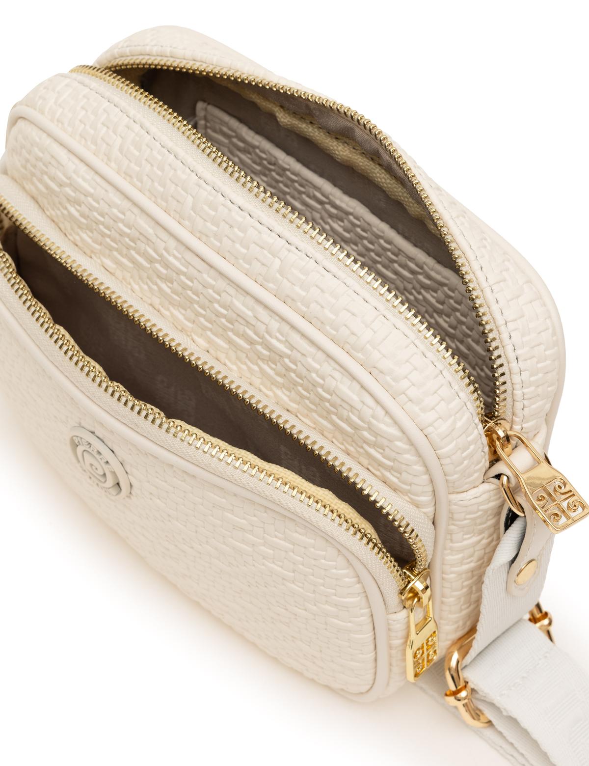 Ekru Çapraz Çanta - 50297653005