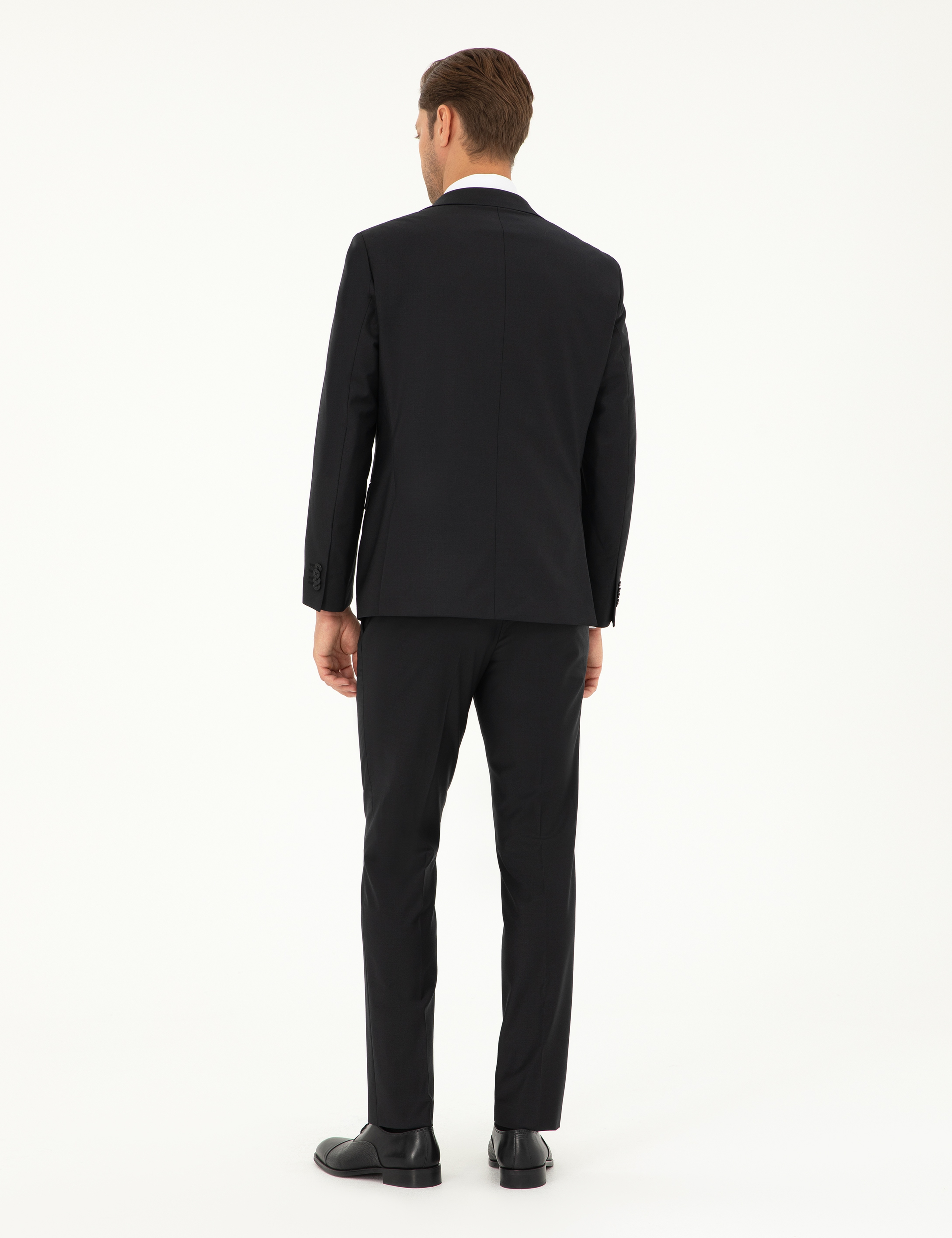 Siyah Slim Fit Takım Elbise