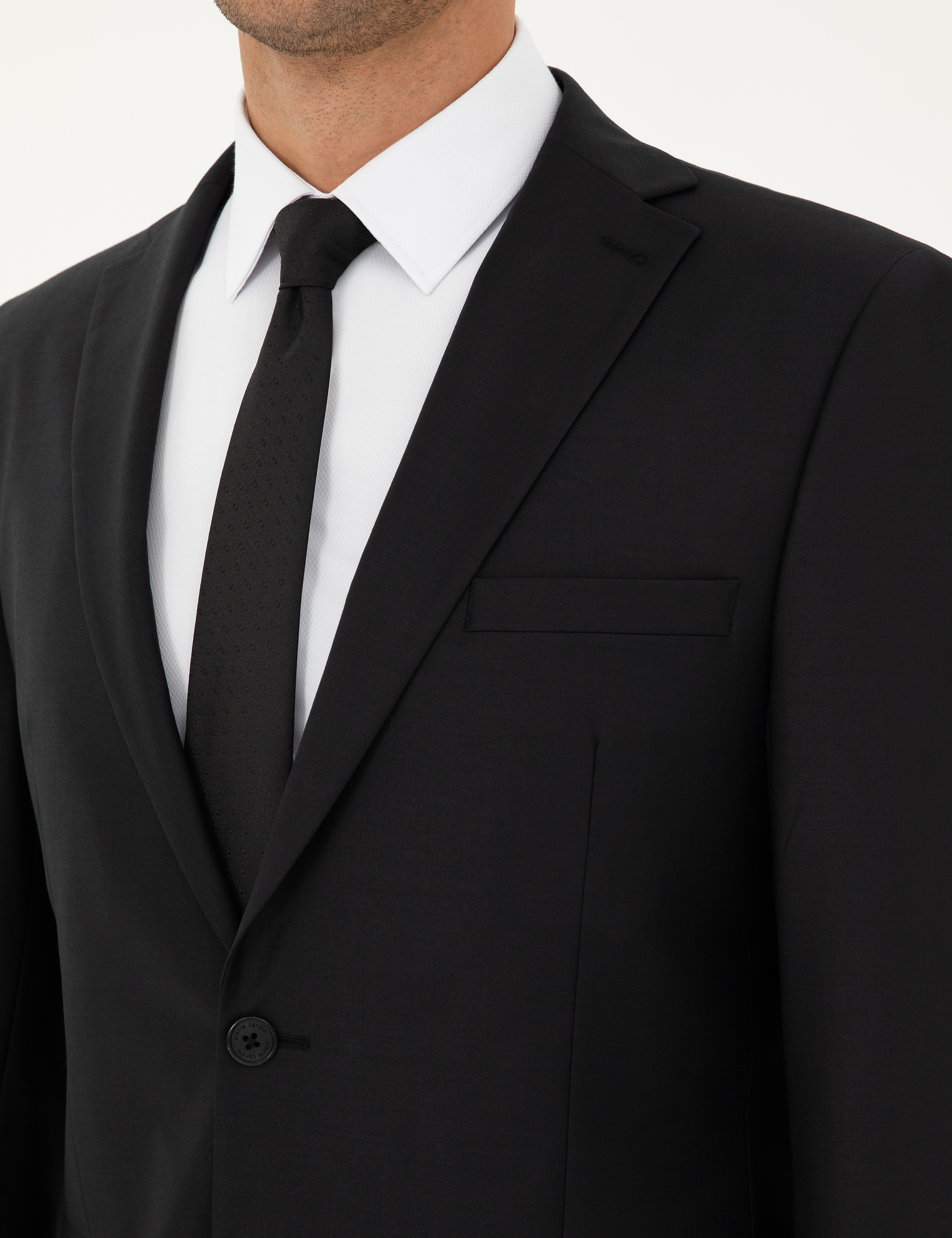 Siyah Slim Fit Takım Elbise