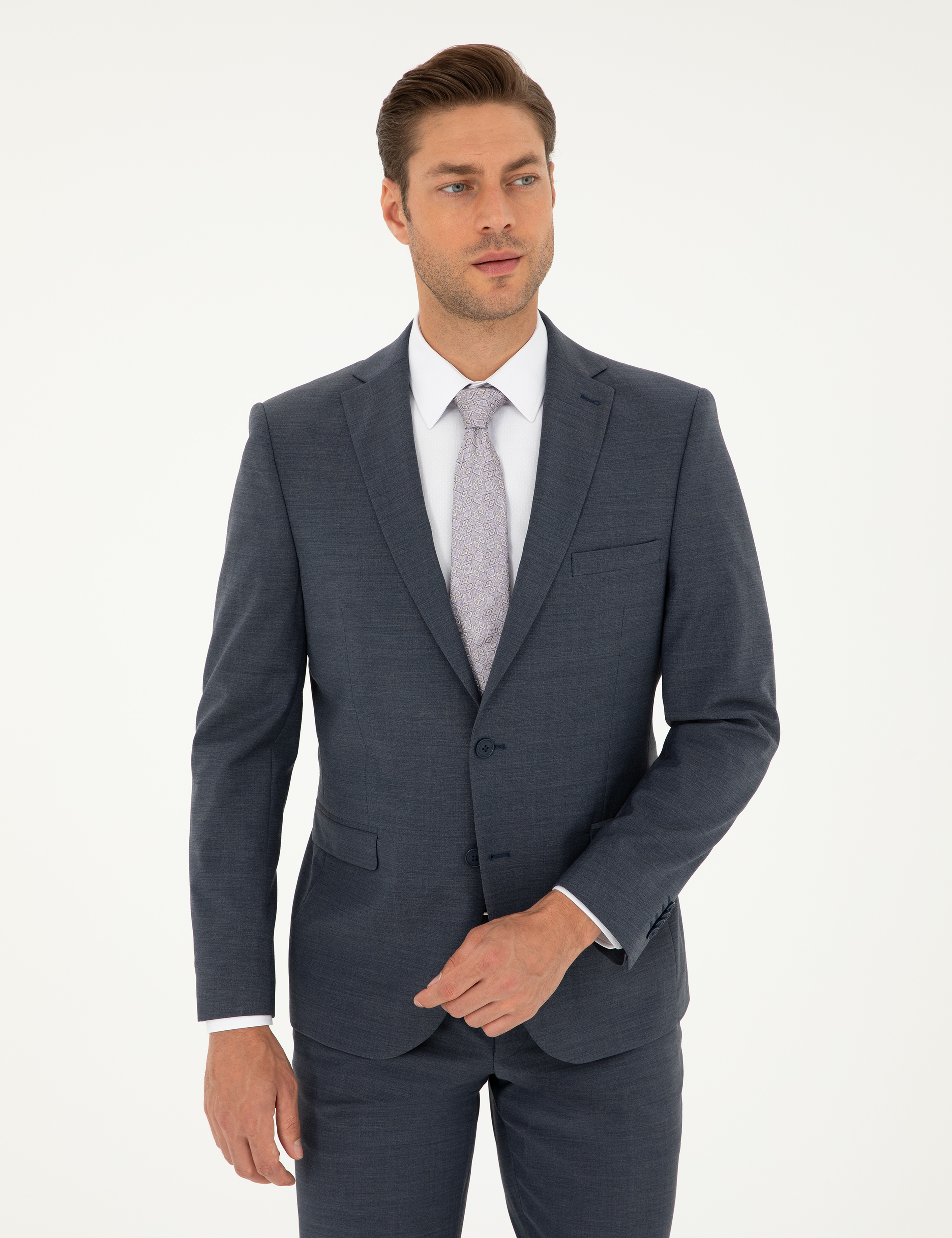 Saks Slim Fit Takım Elbise - Image 3