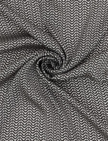 Lacivert Krep Saten Eşarp - 50303011003