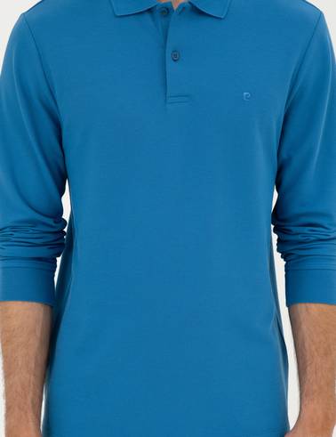 İndigo Slim Fit Basic Sweatshirt