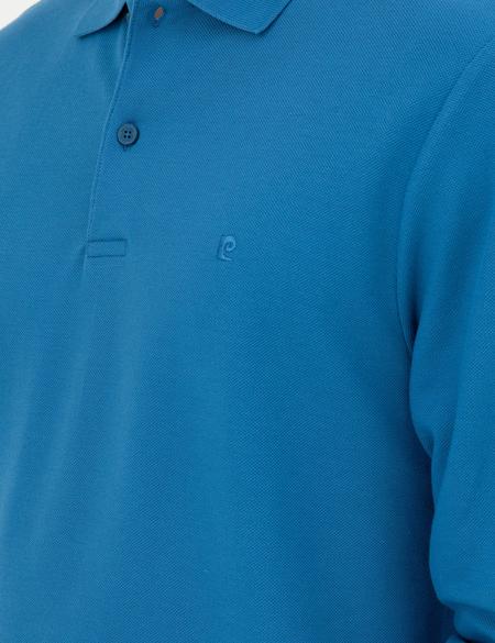 İndigo Slim Fit Basic Sweatshirt - 50294438055