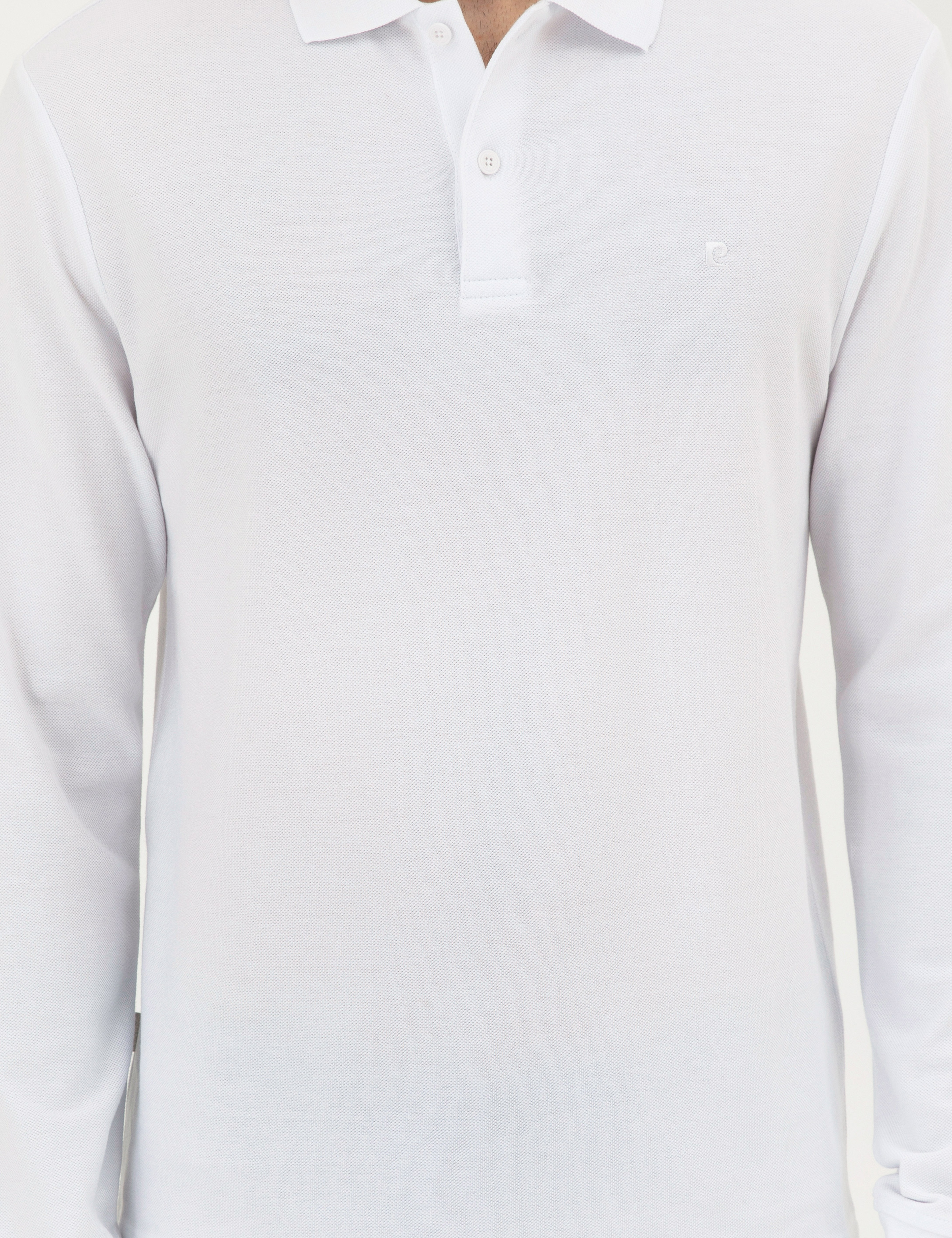 Beyaz Slim Fit Basic Sweatshirt