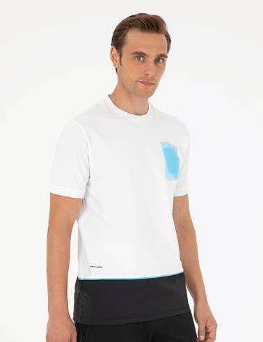 Lacivert Regular Fit Bisiklet Yaka Tişört