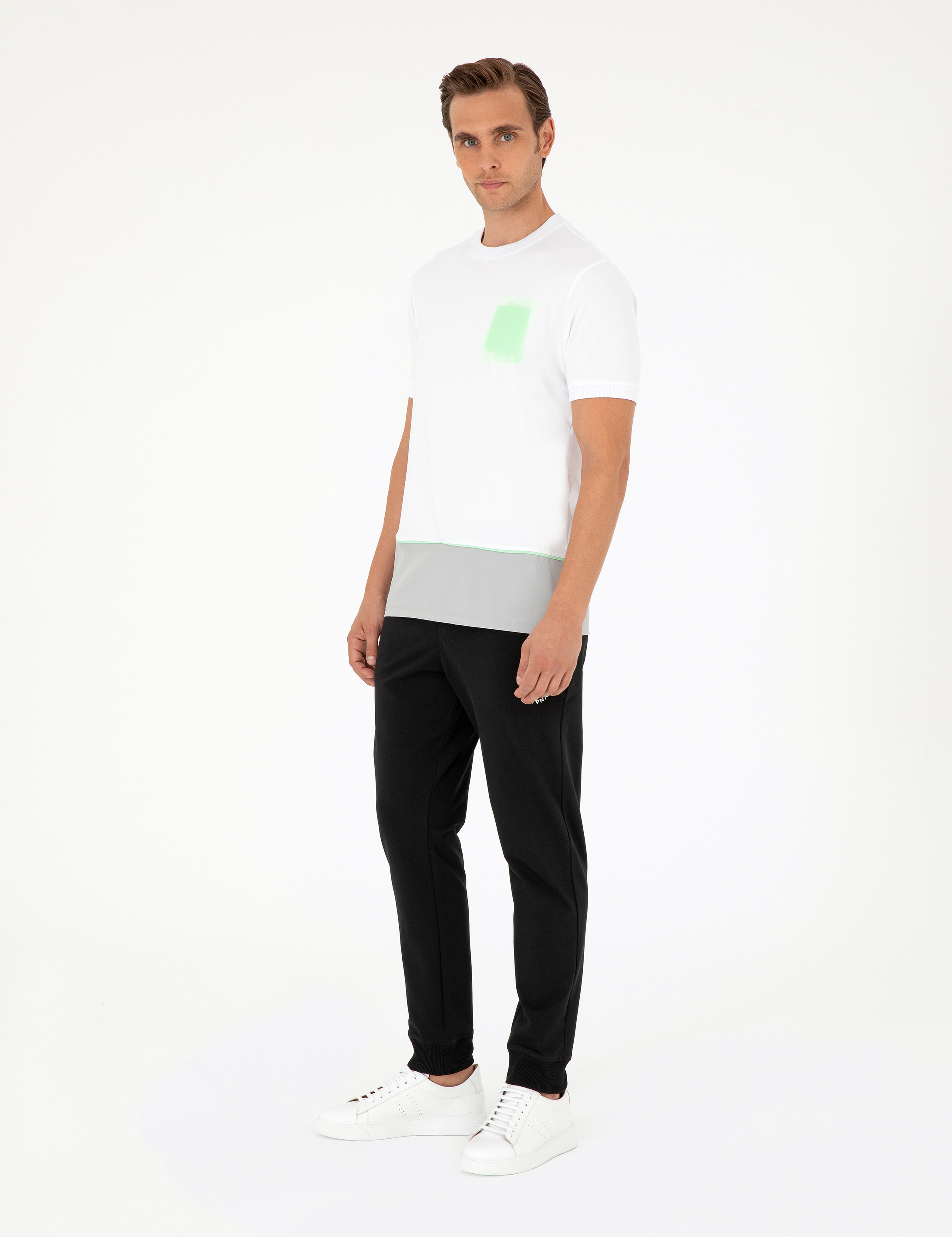 Açık Gri Regular Fit Tişört
