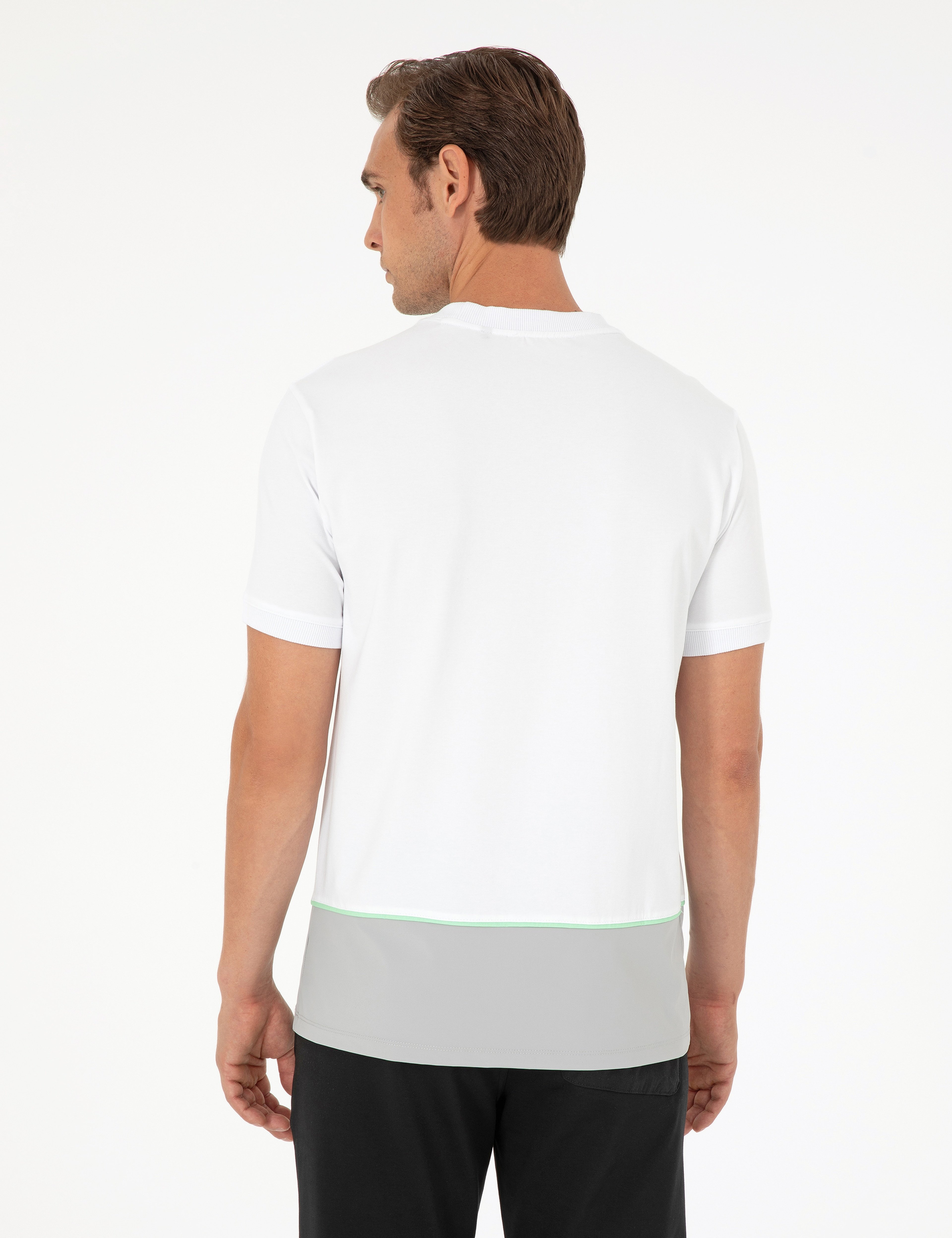 Açık Gri Regular Fit Tişört