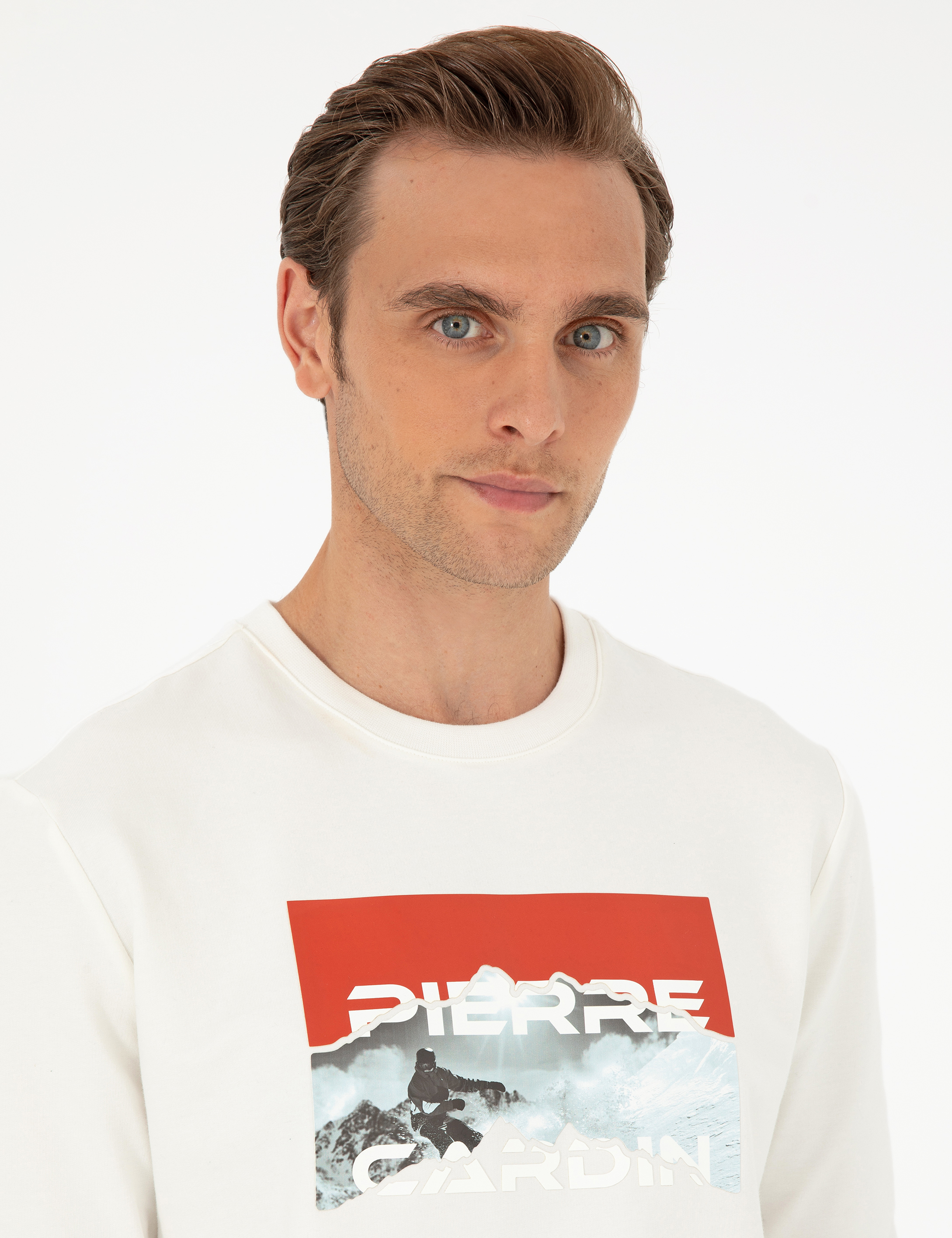 Ekru Regular Fit Sweatshirt