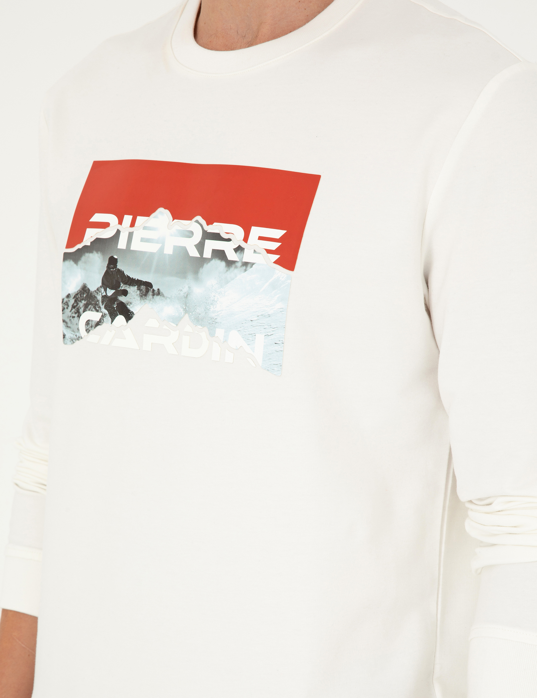 Ekru Regular Fit Sweatshirt - Image 7