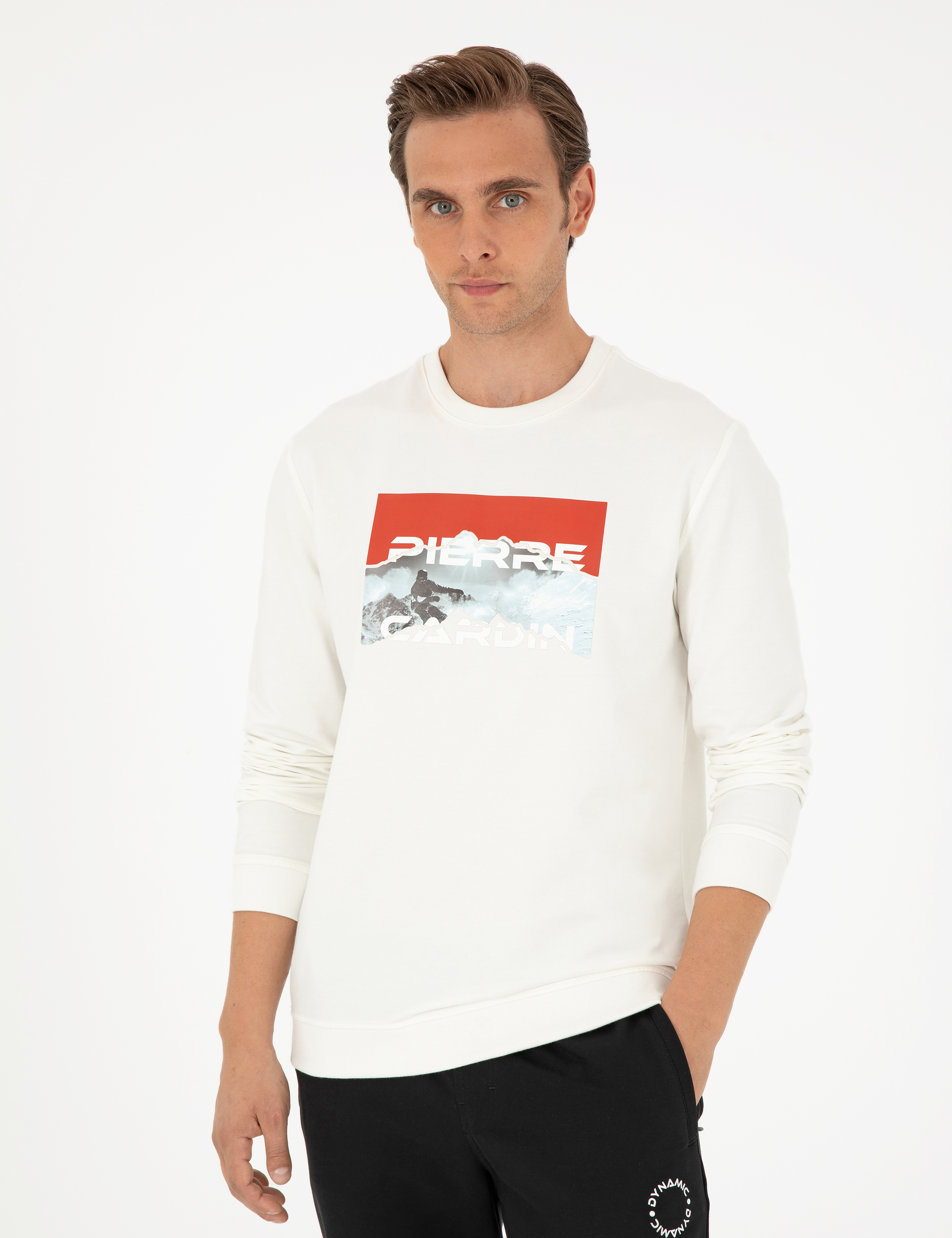 Ekru Regular Fit Sweatshirt - Image 3