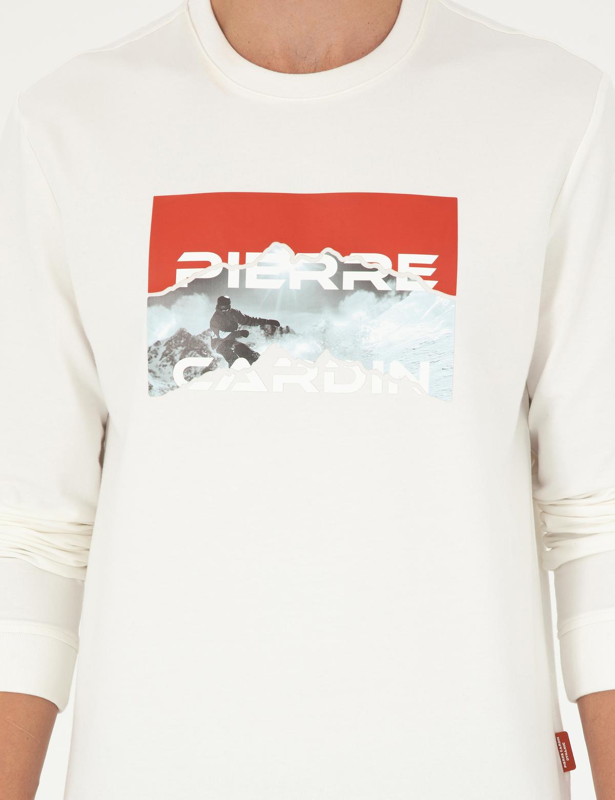 Ekru Regular Fit Sweatshirt - 50292984033