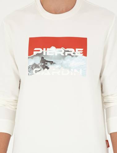 Ekru Regular Fit Sweatshirt