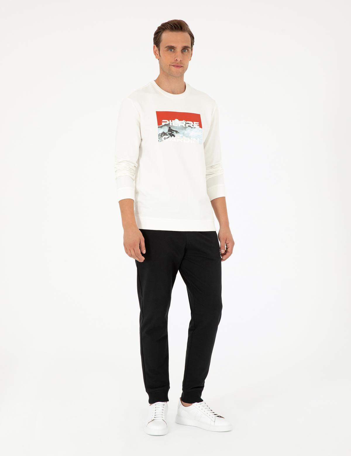 Ekru Regular Fit Sweatshirt - 50292984033