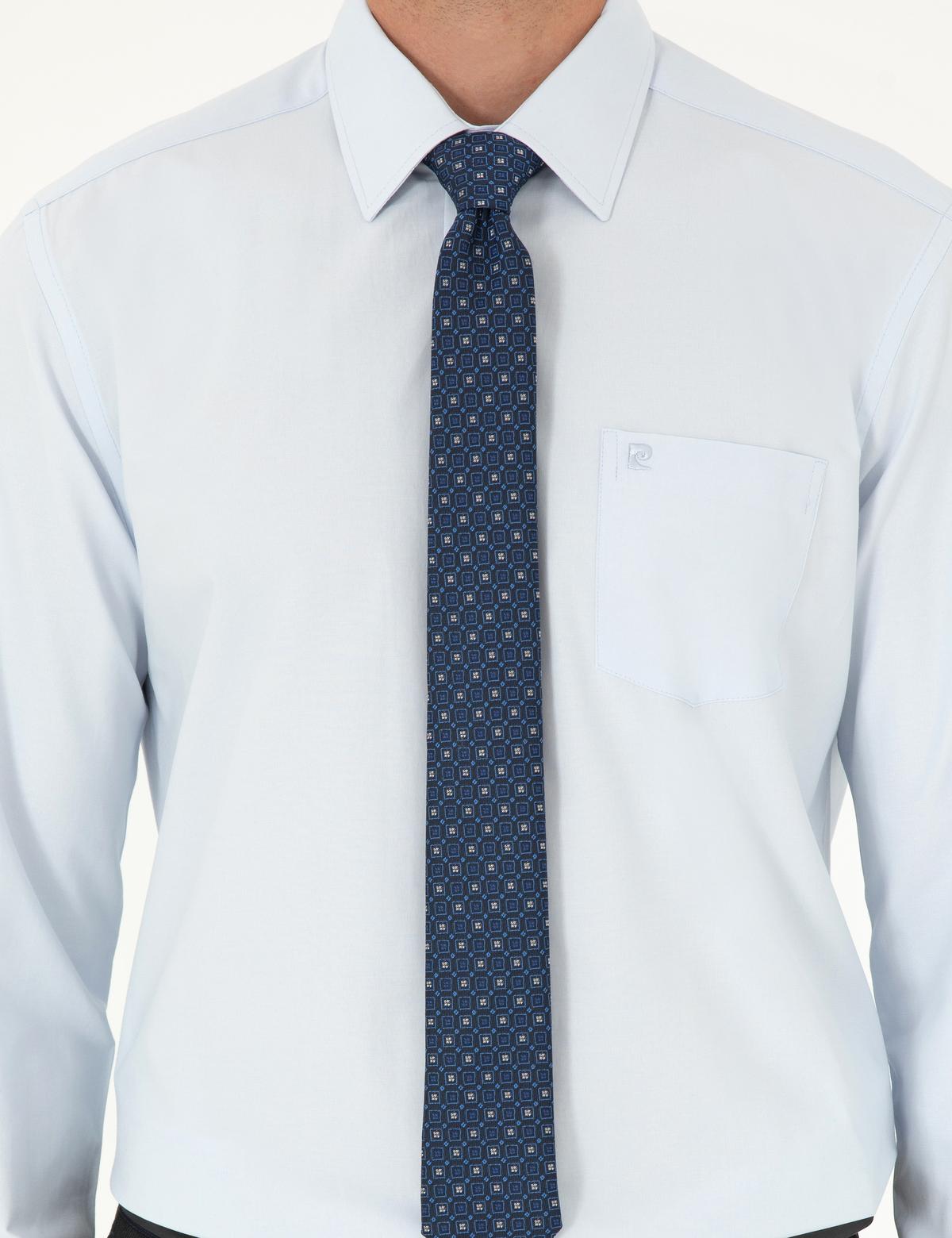 Açık Mavi Regular Fit Uzun Kollu Basic Gömlek - 50292551010