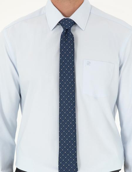 Açık Mavi Regular Fit Uzun Kollu Basic Gömlek - 50292551010