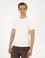 Ekru Slim Fit Bisiklet Yaka Triko Tişört