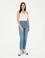 Açık Mavi Mom Fit Jean Pantolon