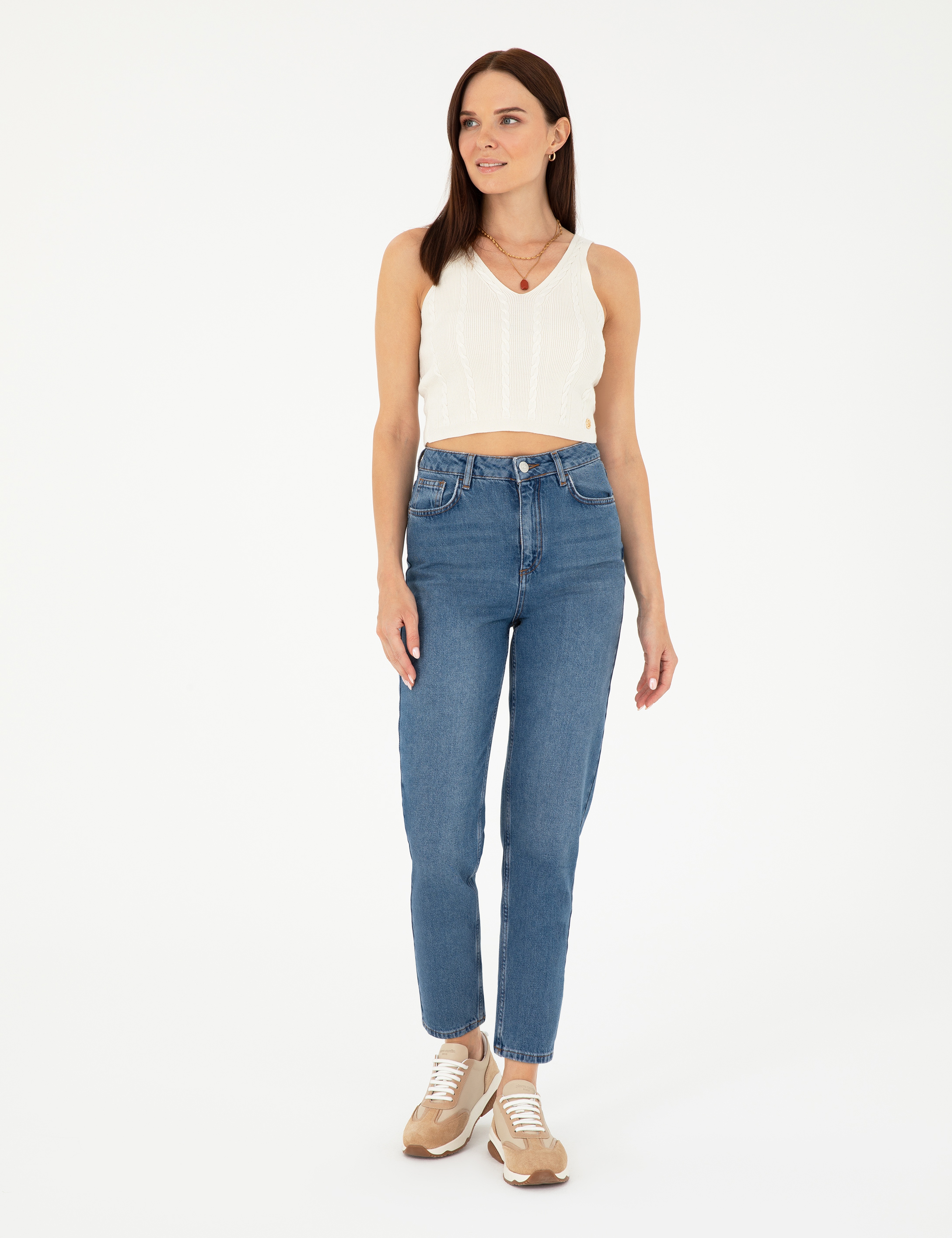 Mavi Mom Fit Jean Pantolon - Image 1