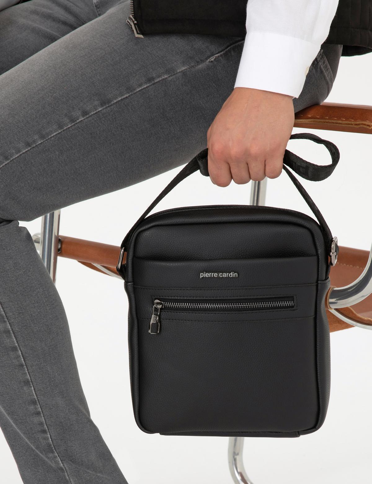 Erkek Siyah Omuz Çantası