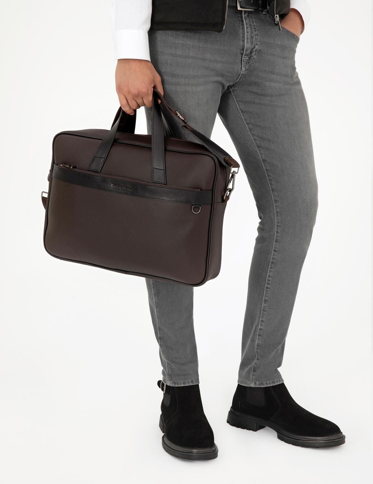 Erkek Kahverengi Evrak Çantası