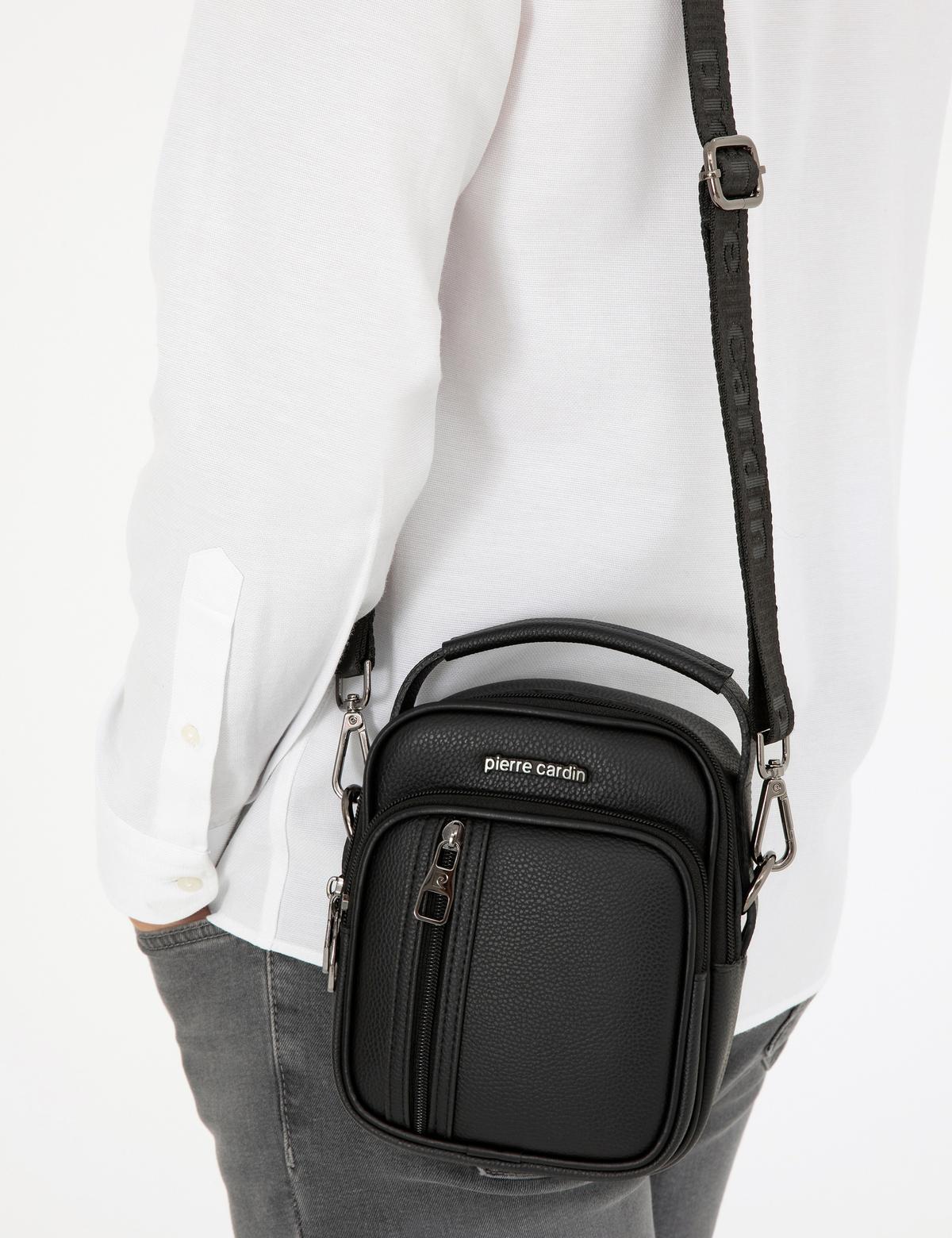 Erkek Siyah Omuz Çantası