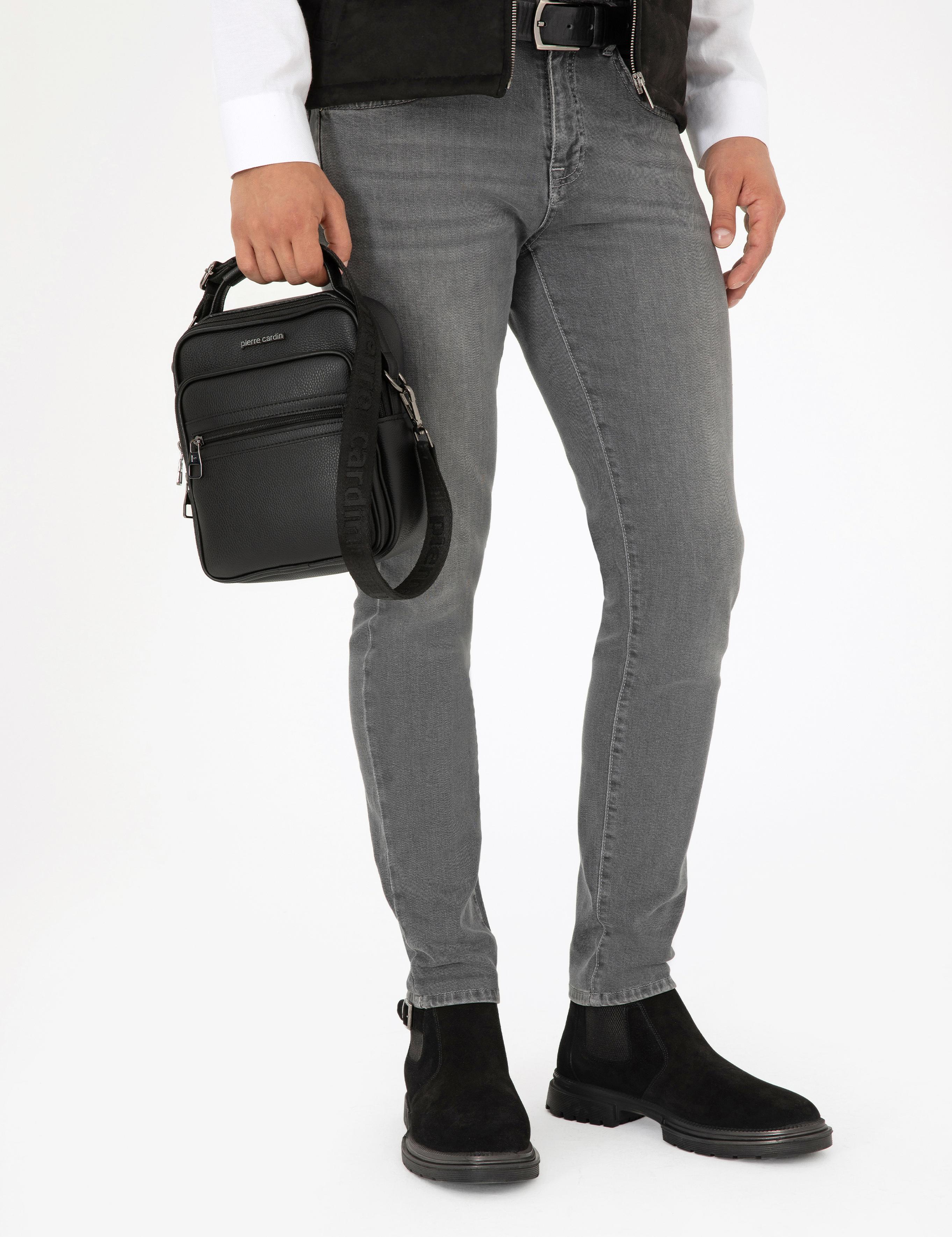 Erkek Siyah Omuz Çantası