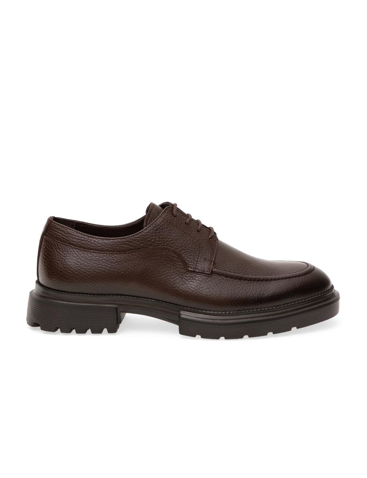 Kahverengi %100 Deri Casual Ayakkabı - 50296117005