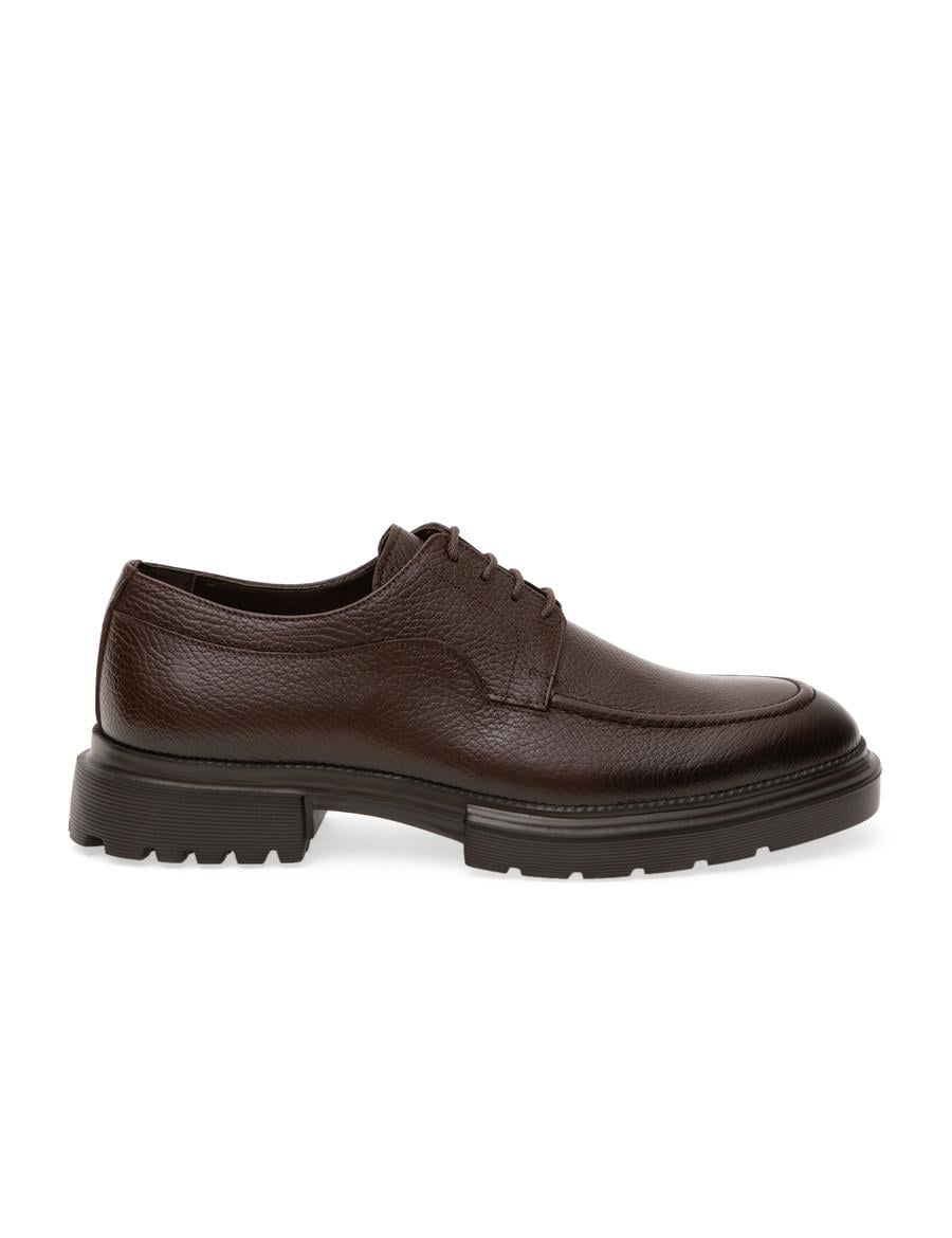 Kahverengi %100 Deri Casual Ayakkabı