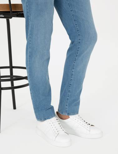 Beyaz %100 Deri Sneaker