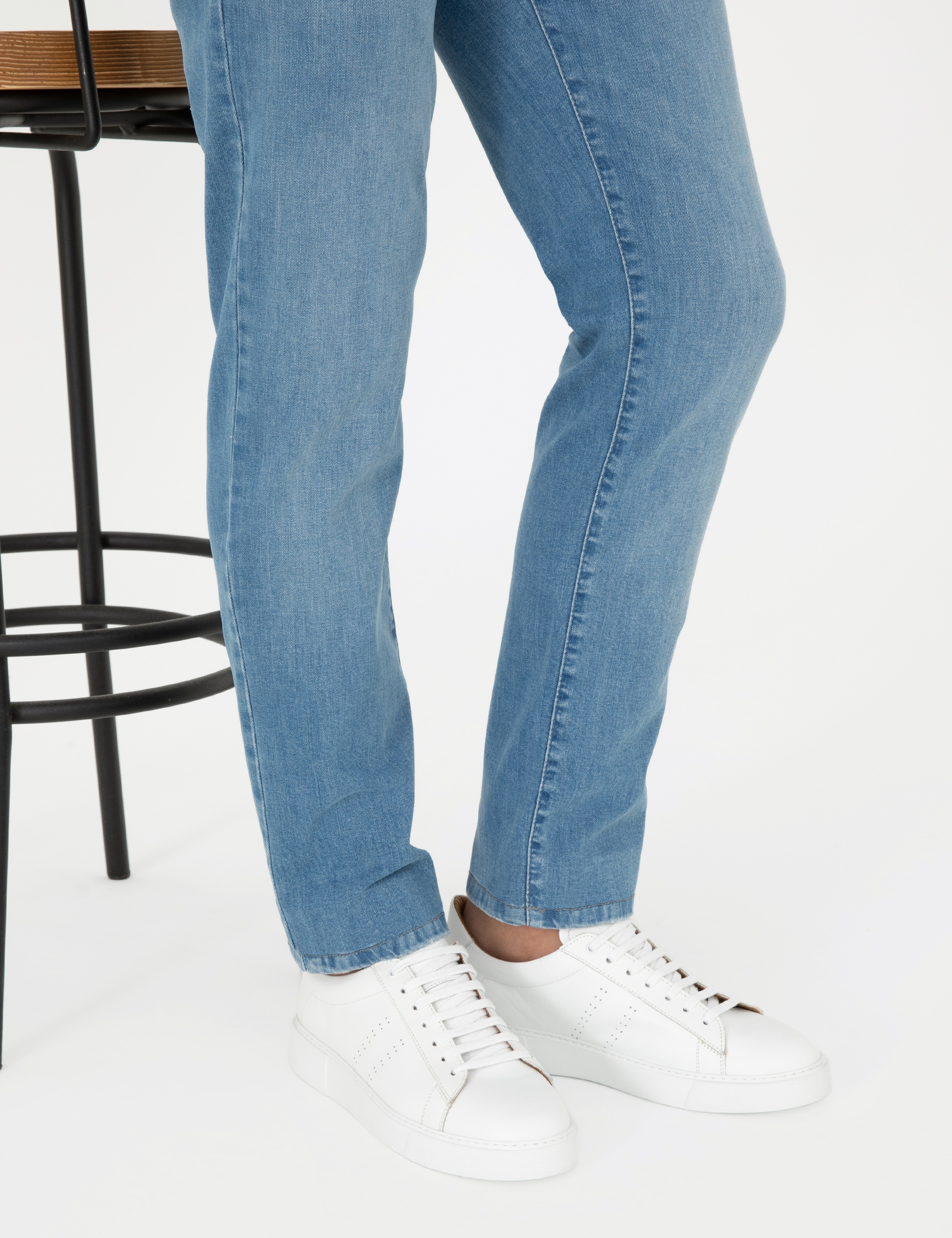 Beyaz %100 Deri Sneaker - Image 1