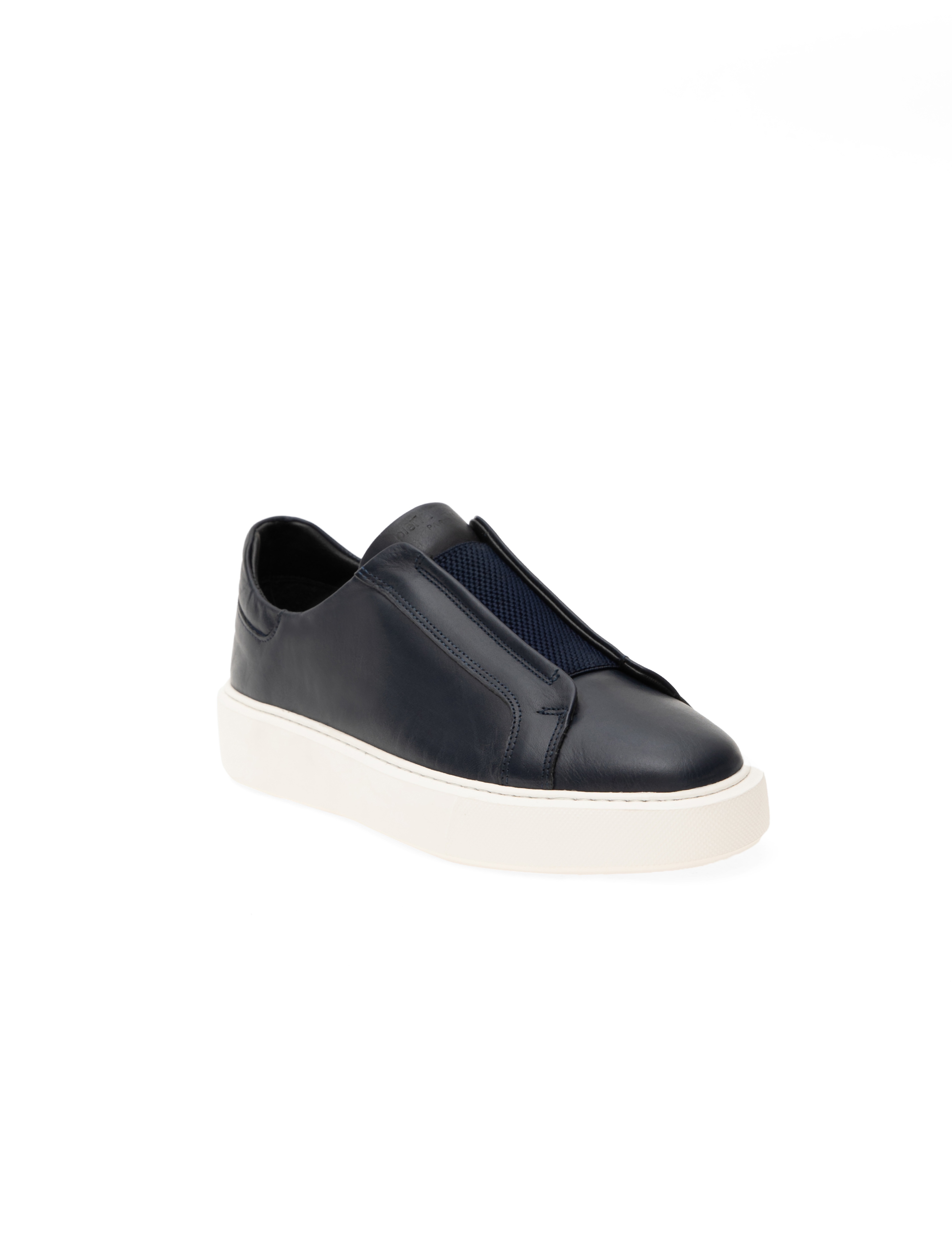 Lacivert %100 Deri Casual Ayakkabı - Image 3