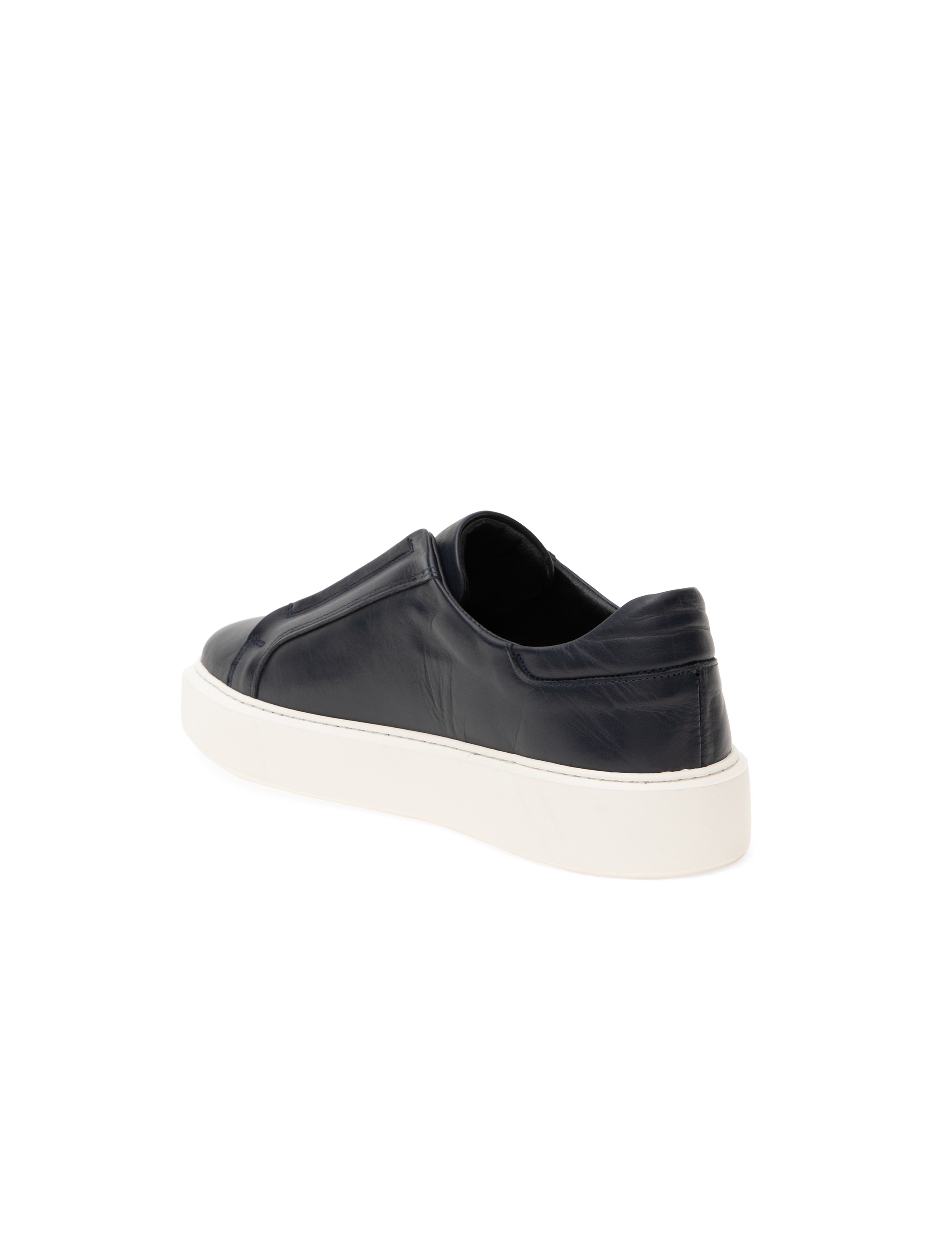 Lacivert %100 Deri Casual Ayakkabı - Image 4