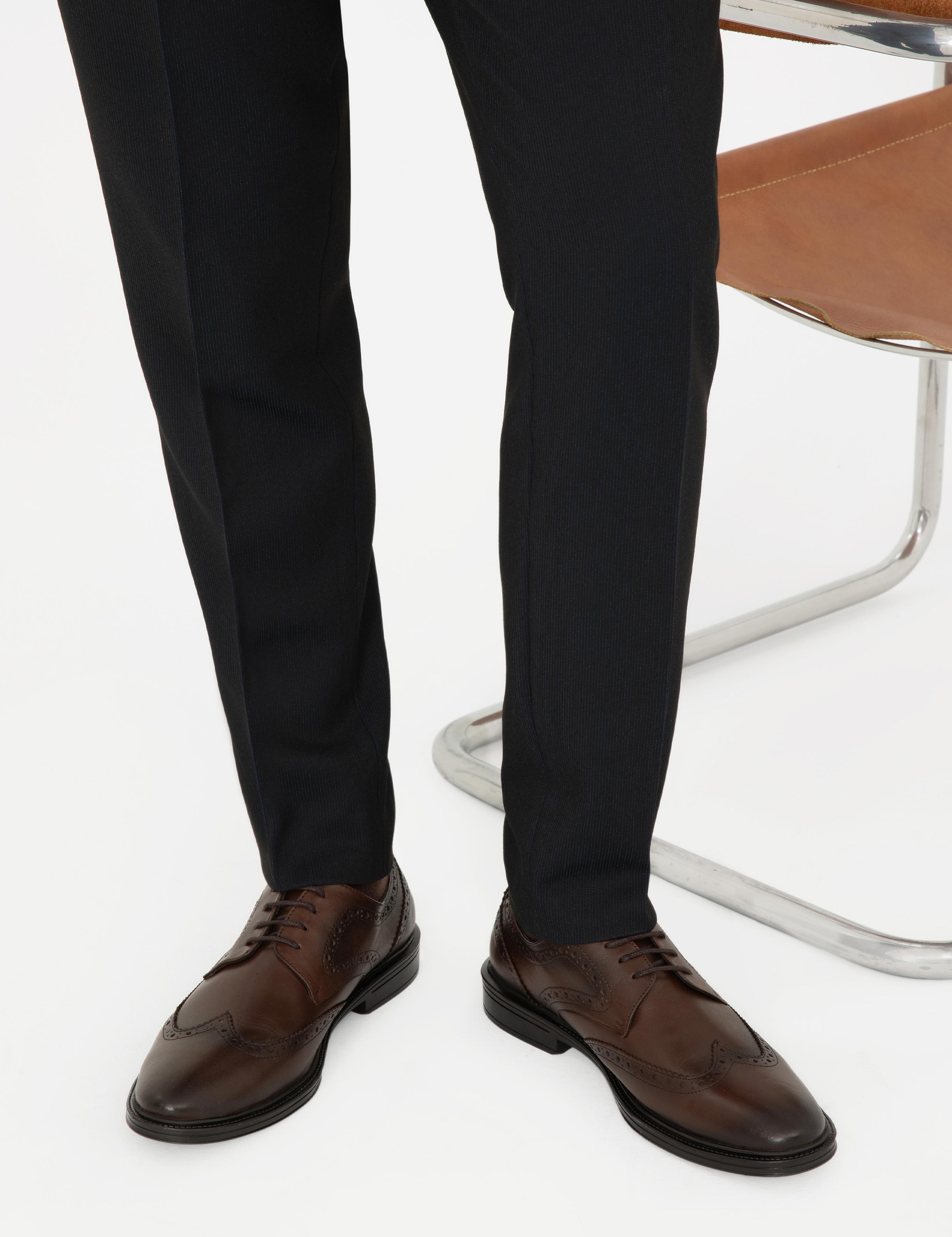 Kahverengi %100 Deri Klasik Ayakkabı