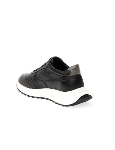 Siyah %100 Deri Sneaker